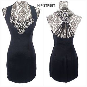 ALFRED ANGELO Dress VINTAGE 80s FLIRTATIONS Sequin Bead Party Prom 12